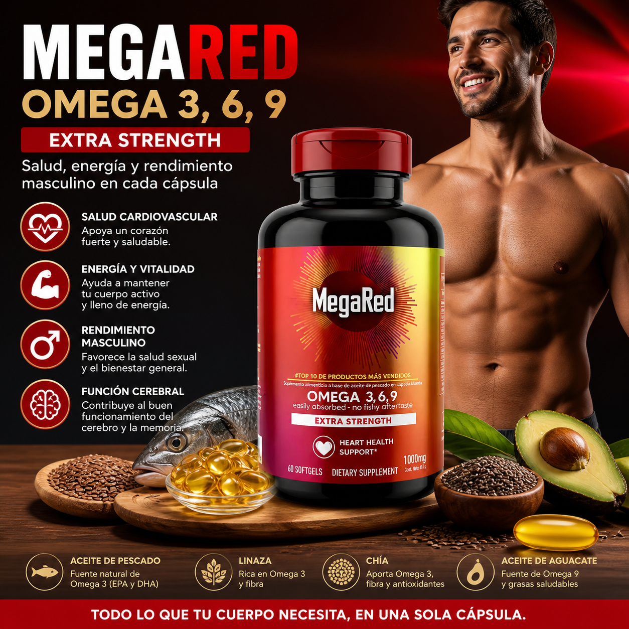 Mega Red Omega 3-6-9