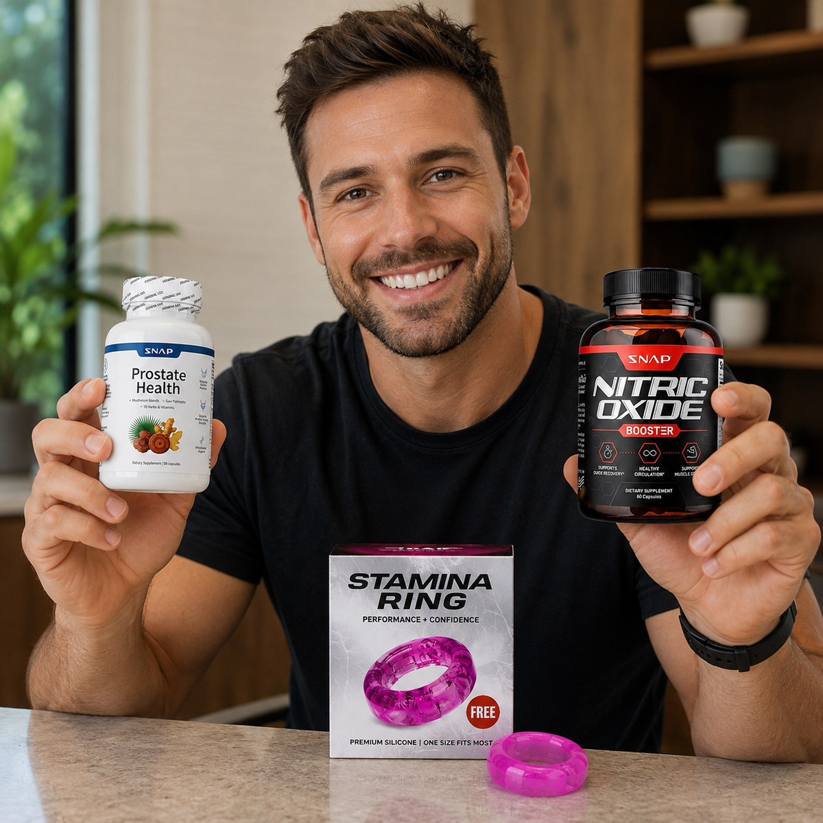 Combo Nitric y Prosta Health + anillo Gratis