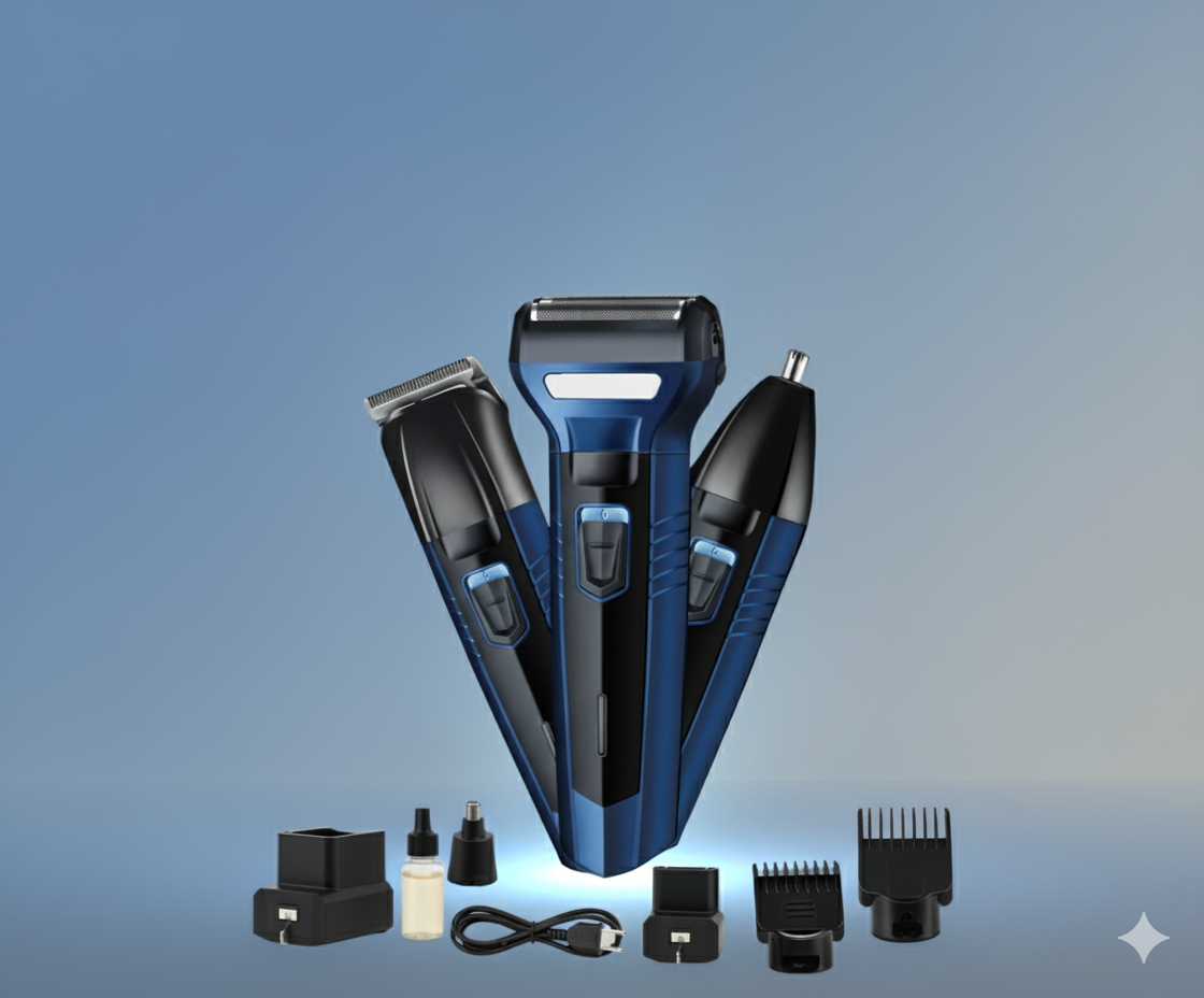 Máquina de afeitar 3 en 1
