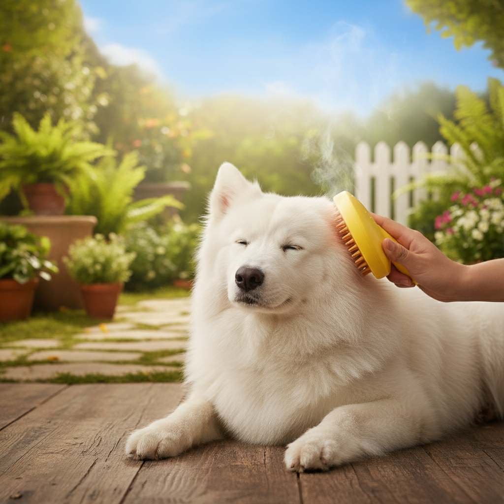 Cepillo A Vapor Para Mascotas