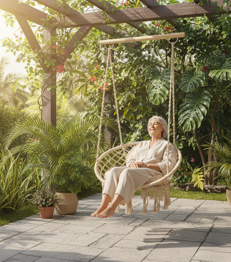 SILLA HAMACA REDONDA