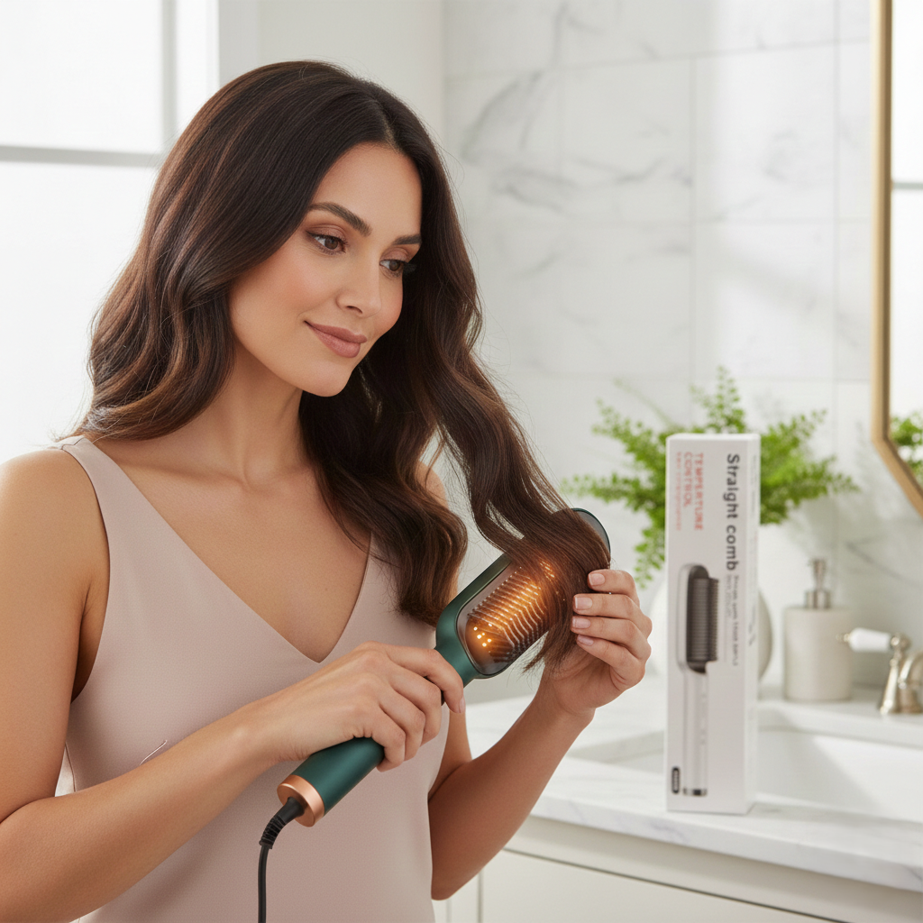 Cepillo Alisador Multifuncional 2 en 1