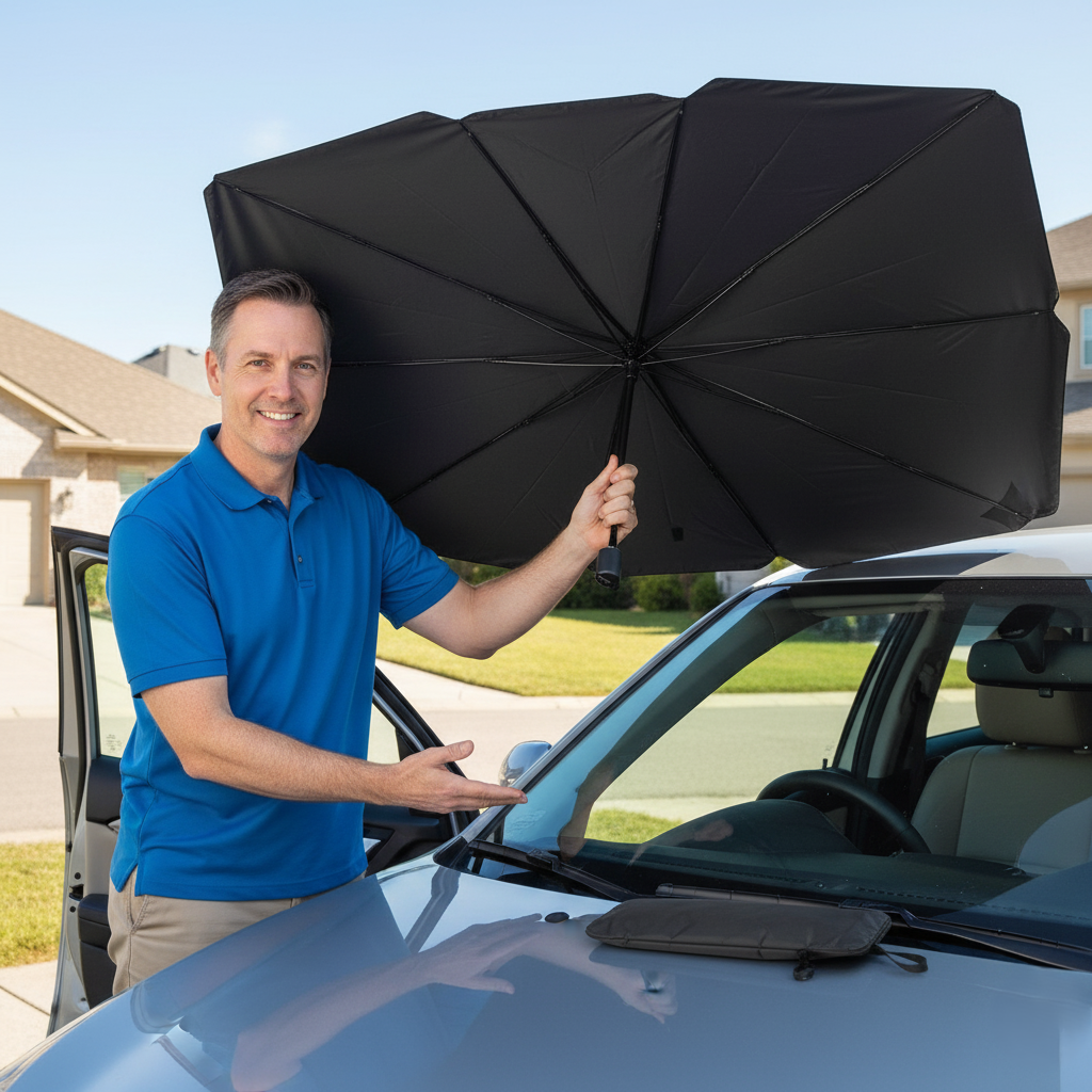 Sombrilla Parasol Para Parabrisas