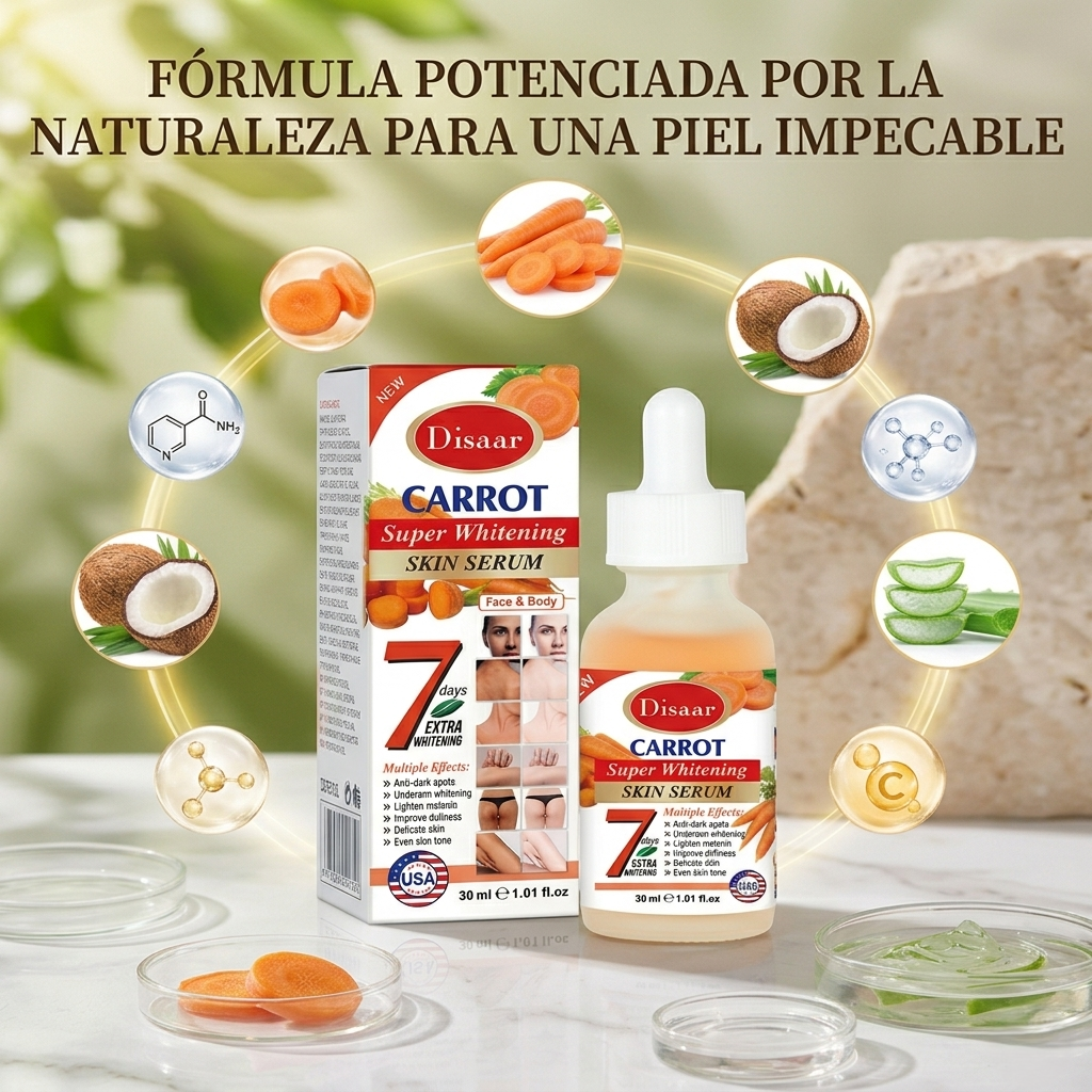 Serum Quita Manchas De Zanahoria Disaar