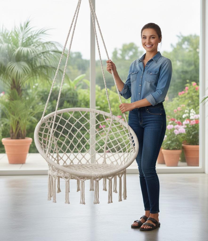 SILLA HAMACA REDONDA
