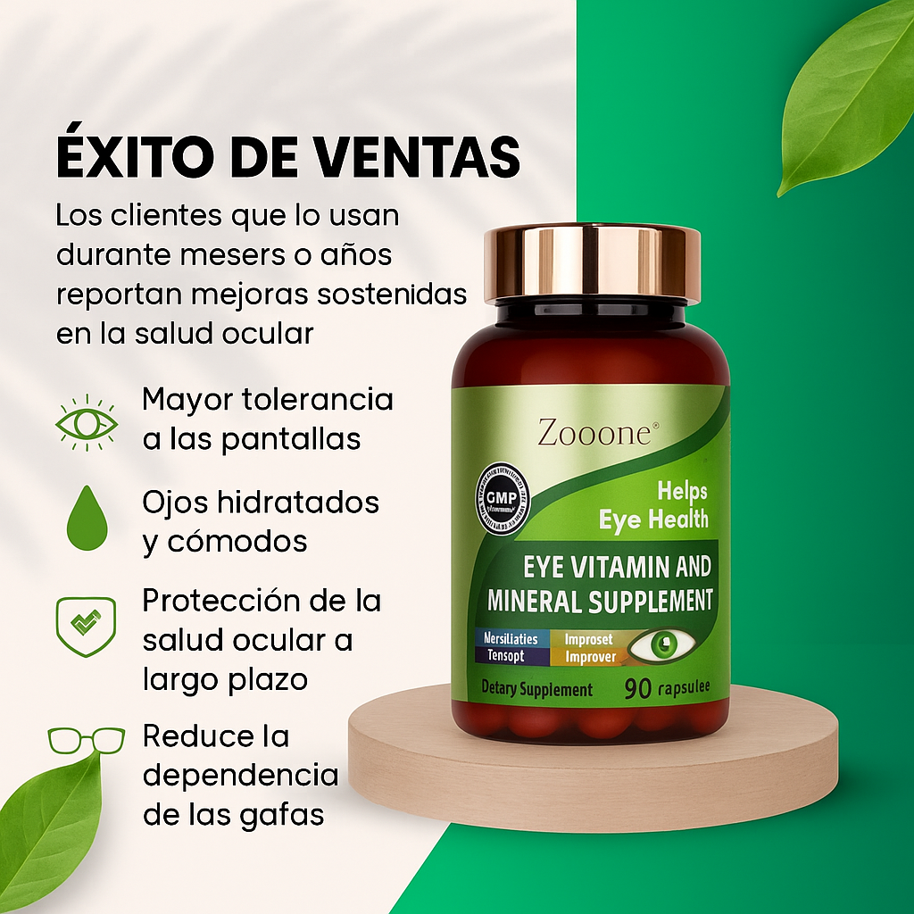 Vitaminas y Minerales para Ojos de Zooone