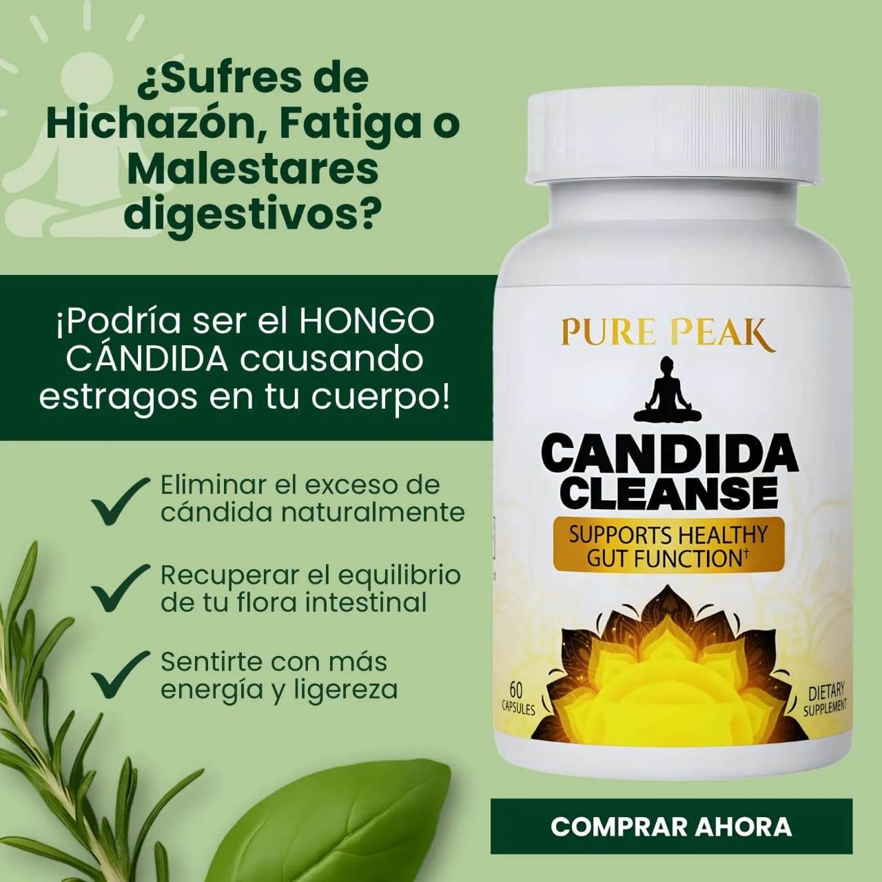 Desintoxicación Intestinal Candida Cleanse