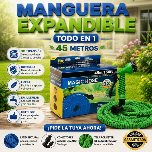 Manguera Expandible Todo en Uno
