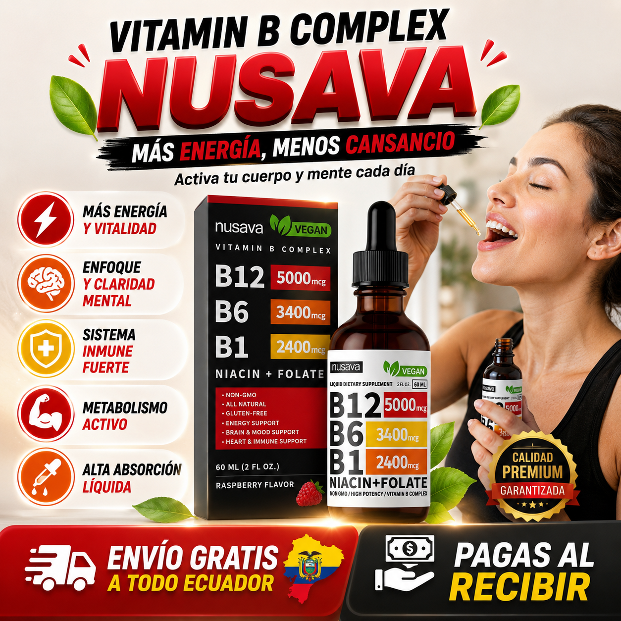 Nusava Vitamin B Complex 60ml