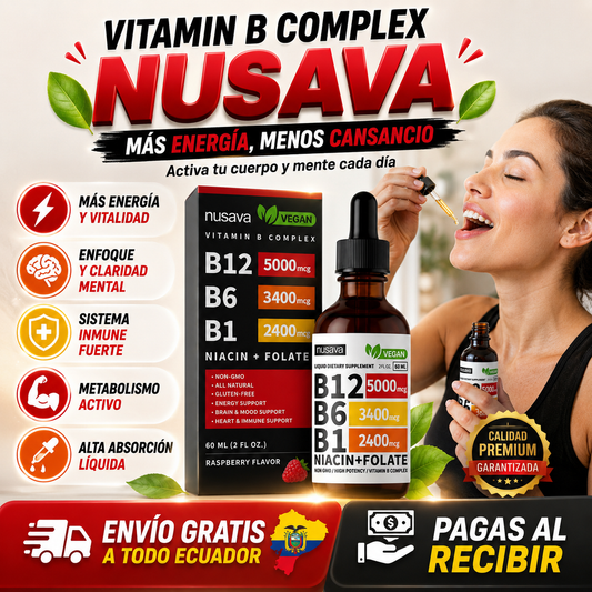 Complejo Vitamínico Líquido Nusava B12