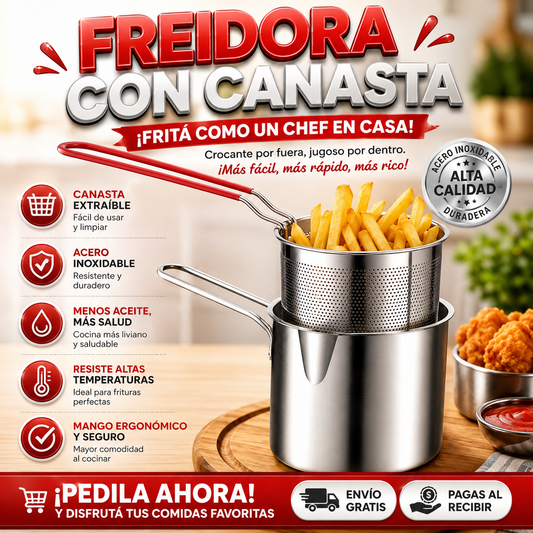 Freidora Con Canasta Winner