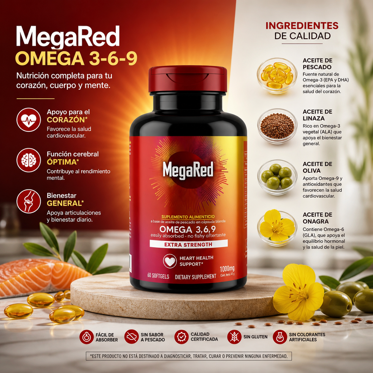 Mega Red Omega 3-6-9