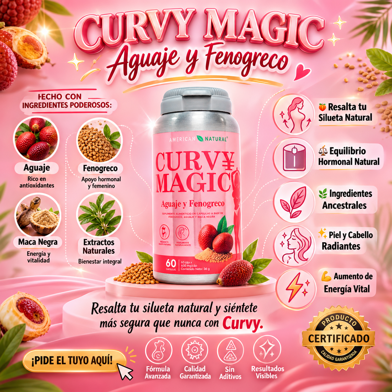 Curvy Magic Aguaje Y Fenogreco