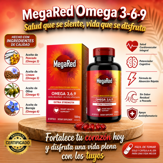 Mega Red Omega 3-6-9