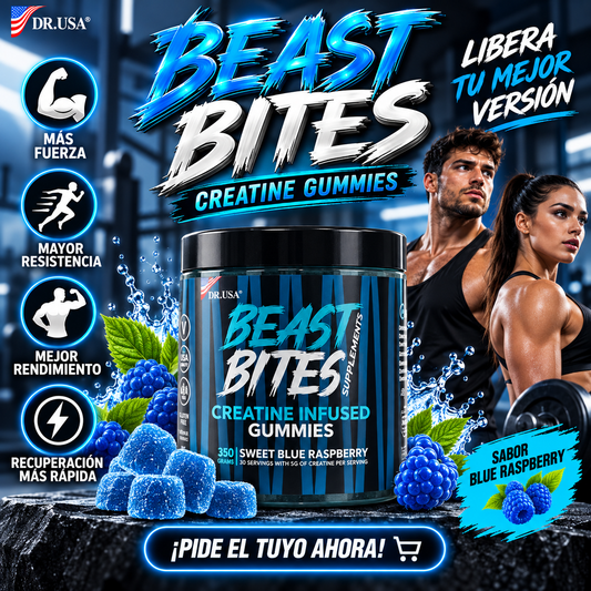 Creatina Beast Bites en Gomitas