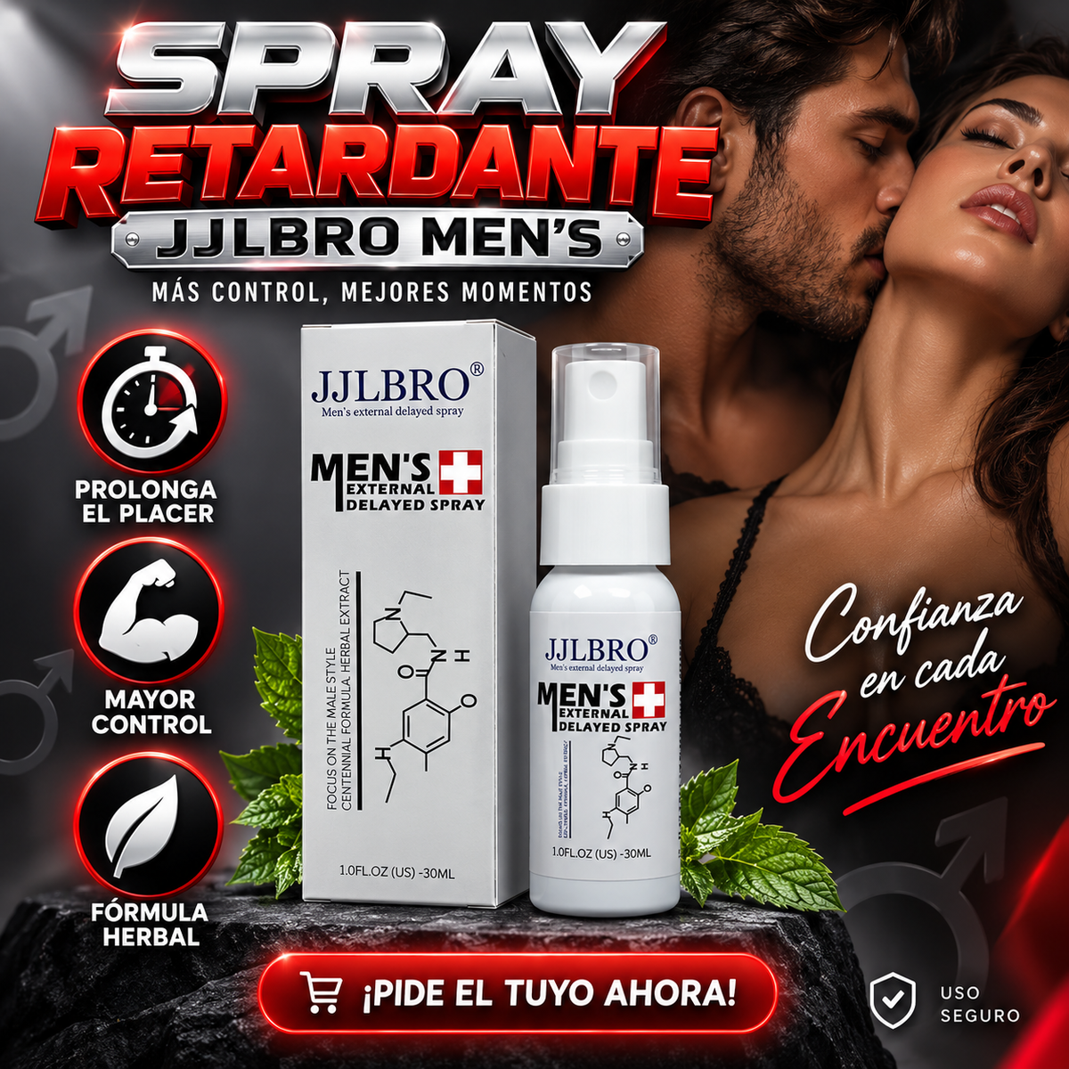 Spray Retardante JJLBRO Men's