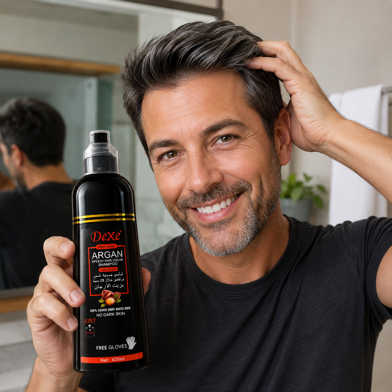 Shampoo Cubre Canas Dexe Argan
