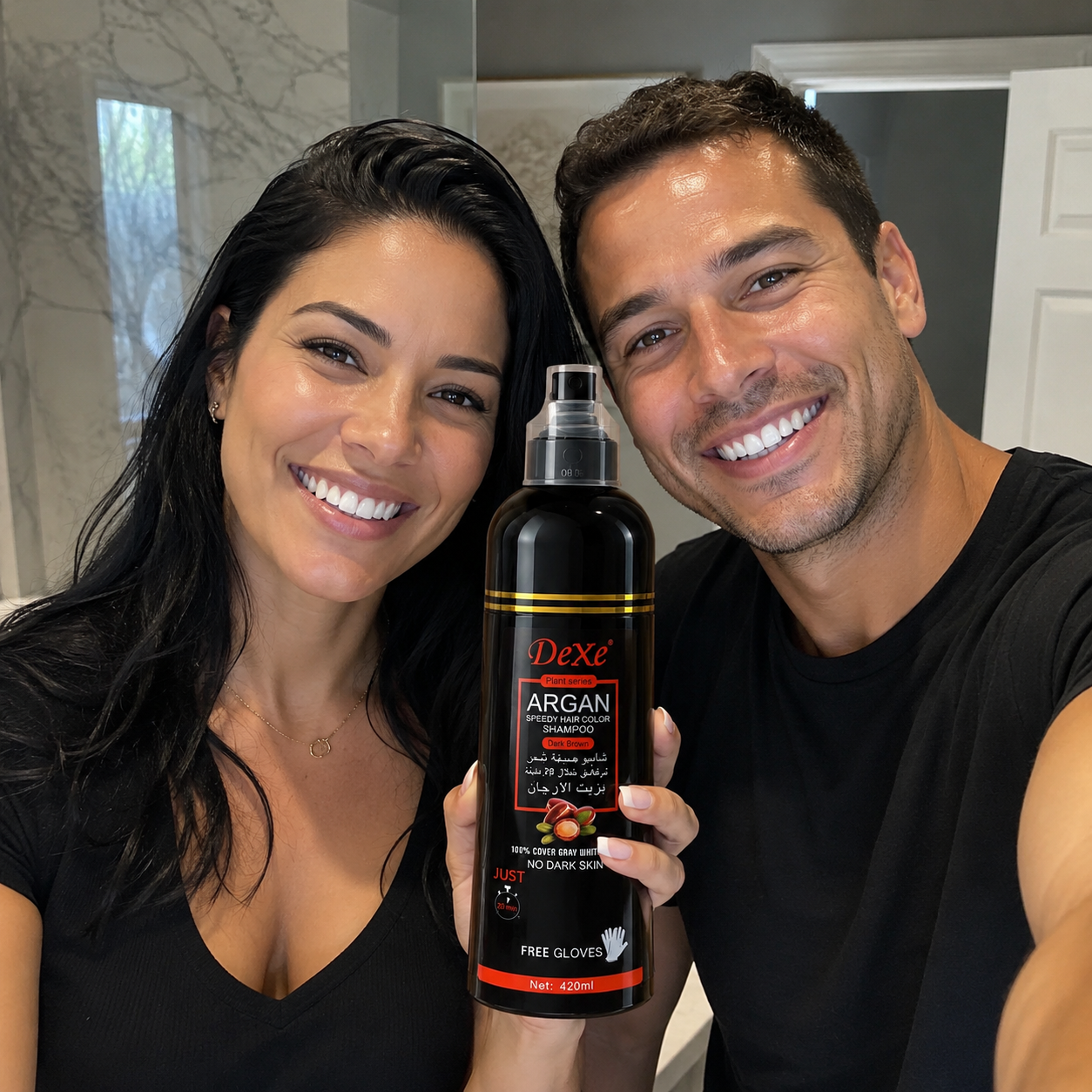 Shampoo Cubre Canas Dexe Argan