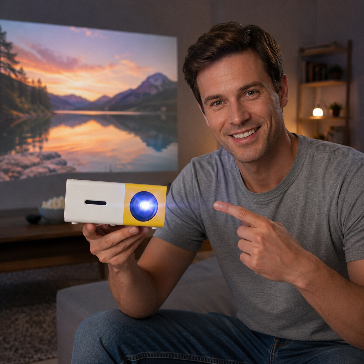 Mini Proyector Portatil