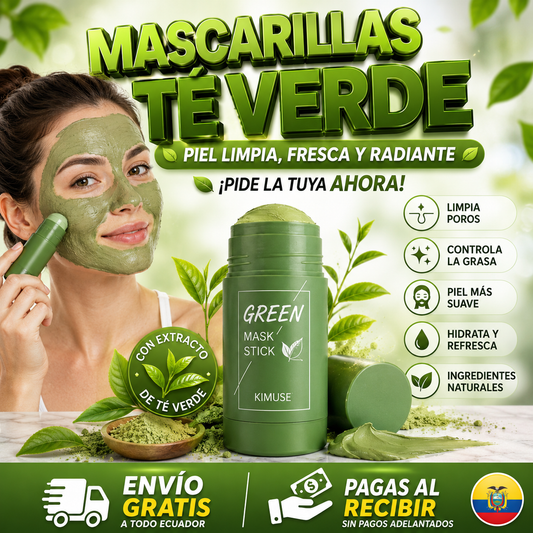 Mascarillas Te Verde Green Mask Tea