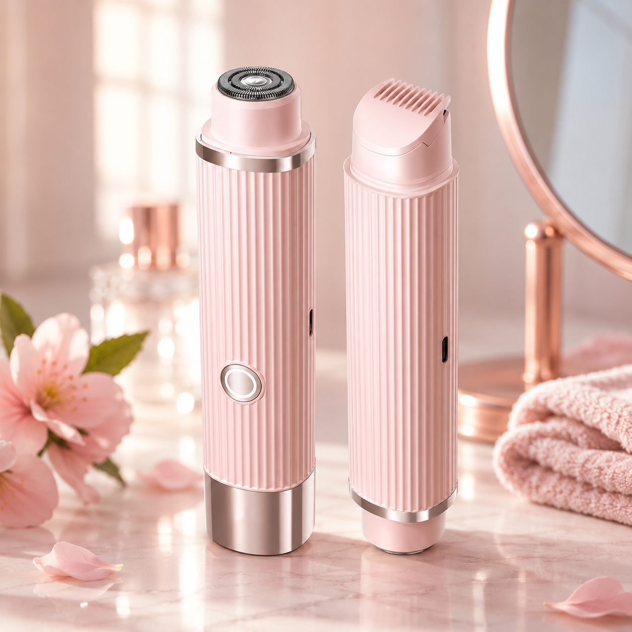 Depiladora Facial y Corporal electrica 2 en 1