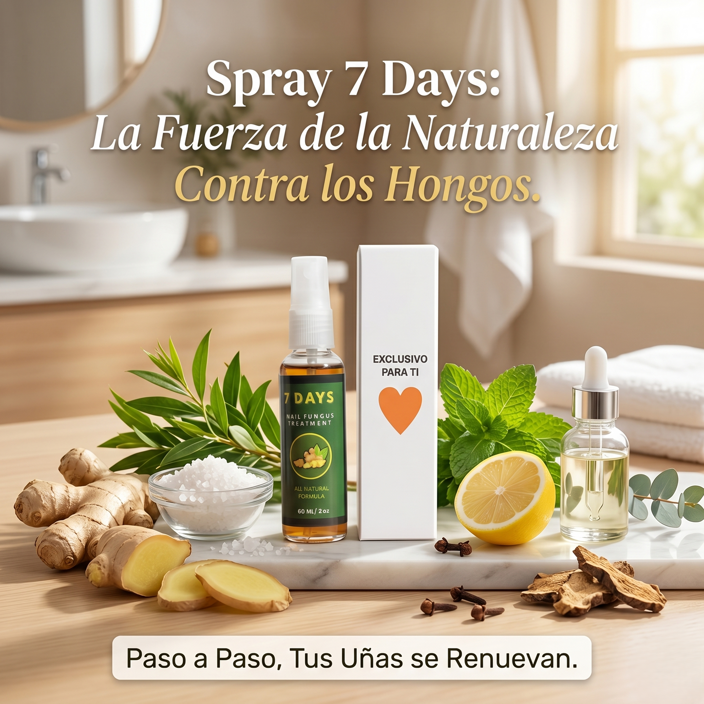 Spray 7 Days Antihongo Renovador de Uñas