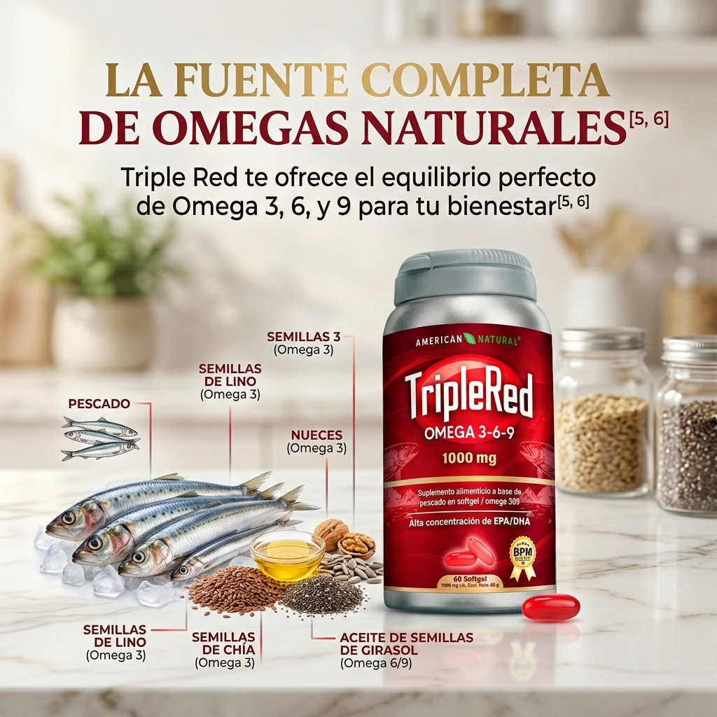 Triple Red, Omega 3-6-9