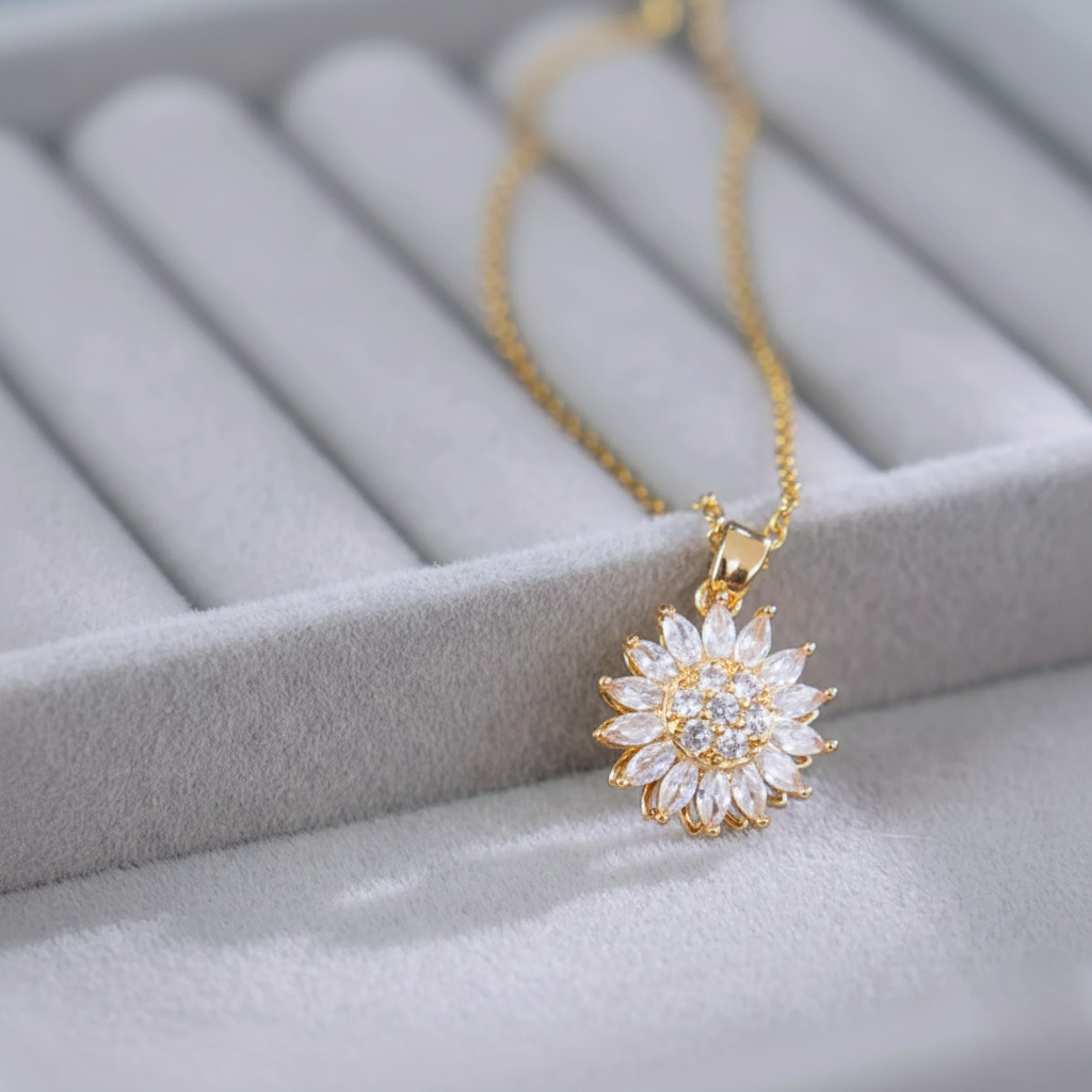 Collar Girasol Giratorio