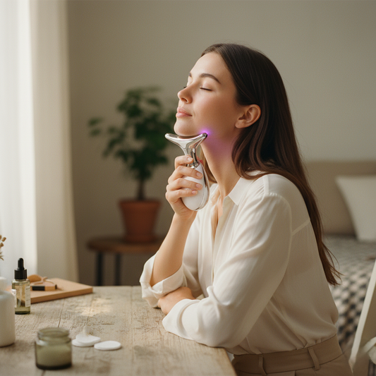 Masajeador Facial Reafirmante Con Led