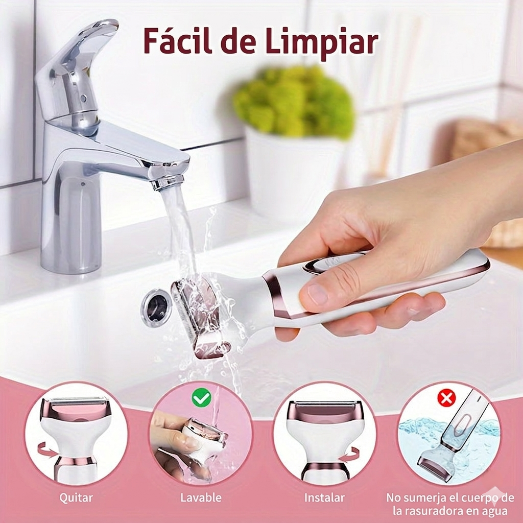 Depiladora Multi Funcional Femenina 4 en 1