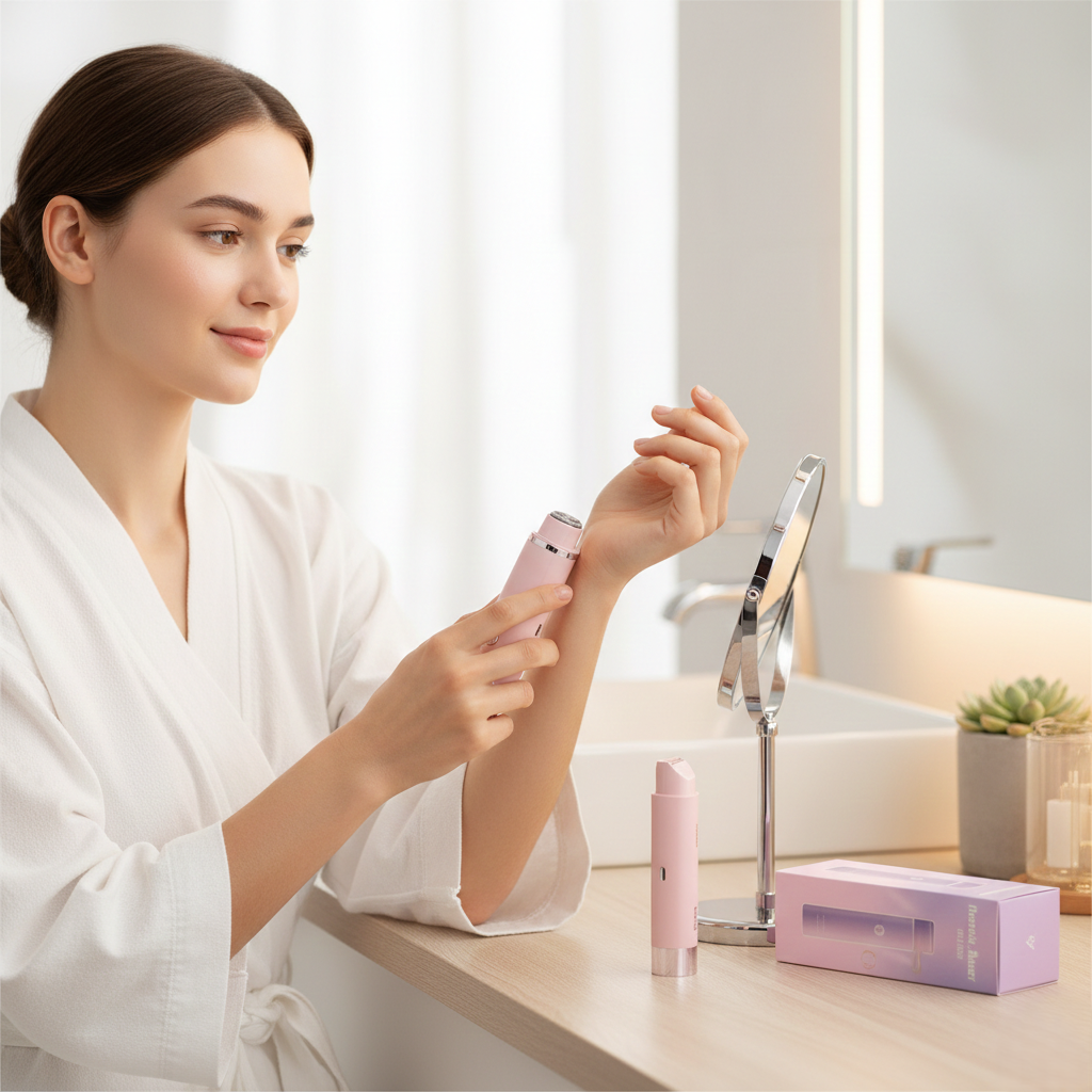 Depiladora Facial y Corporal electrica 2 en 1