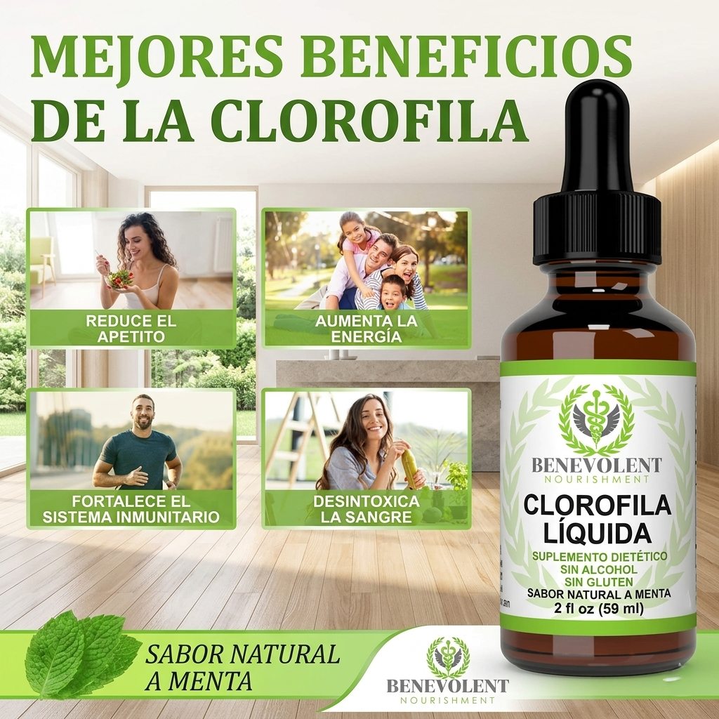 Desintoxicante Clorofila Liquido Gotero