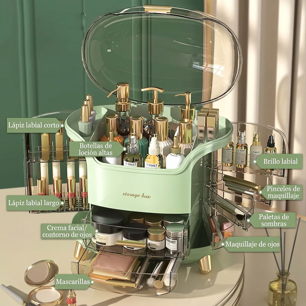 Organizadora De Maquillaje De Lujo