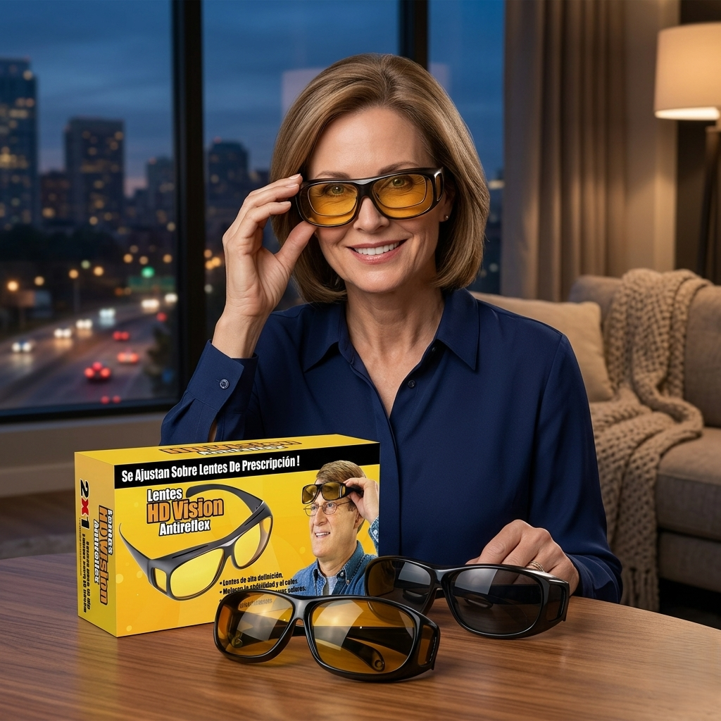 Gafas HD vision nocturna 2 en 1