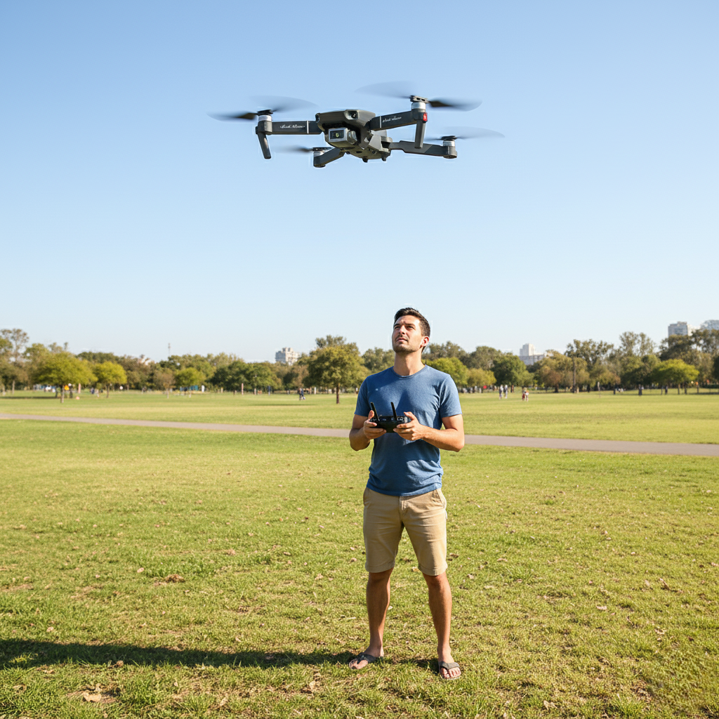 Dron E880d Luces Led 1 Bateria