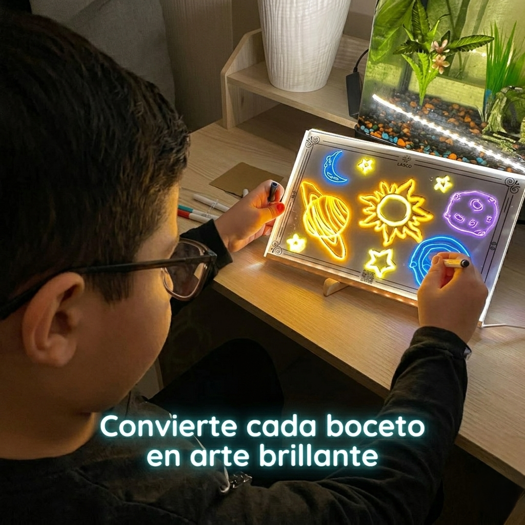 Pizarra Magica Led Acrilica