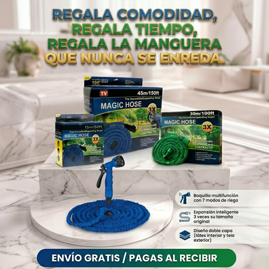 Manguera Expandible Todo en Uno