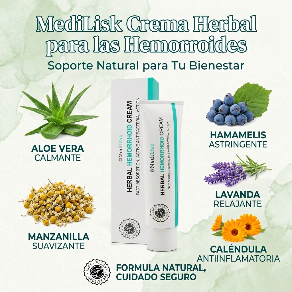 Crema Herbal para las Hemorroides