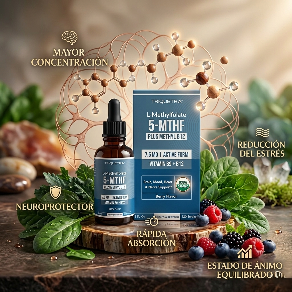 Menthy Folate Vitaminas para Desarrollo Neuronal