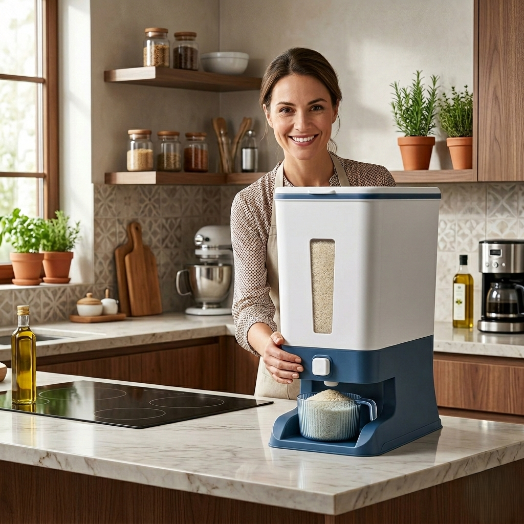 Dispensador de Arroz Hermético 25 Libras