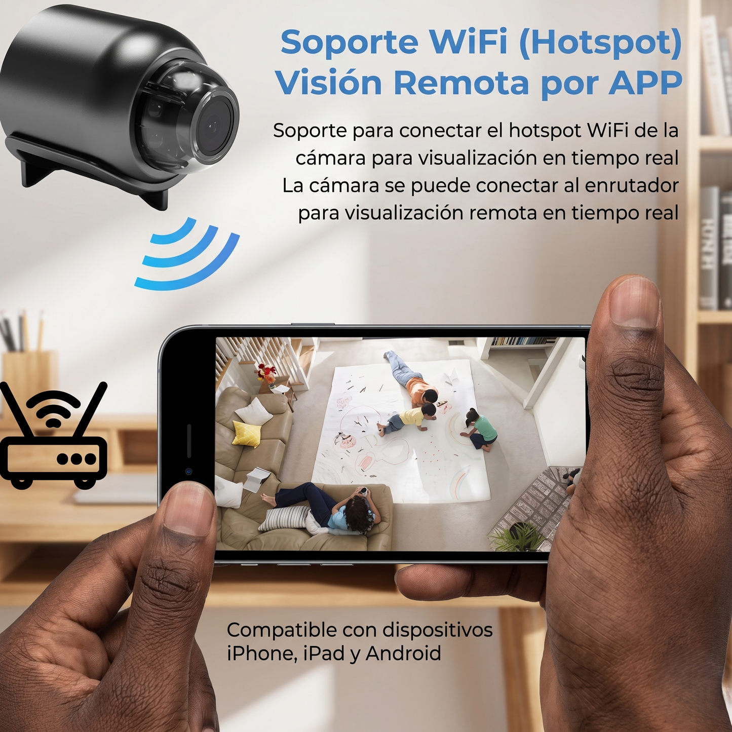 Mini Camara Wifi Espia X5 P2p