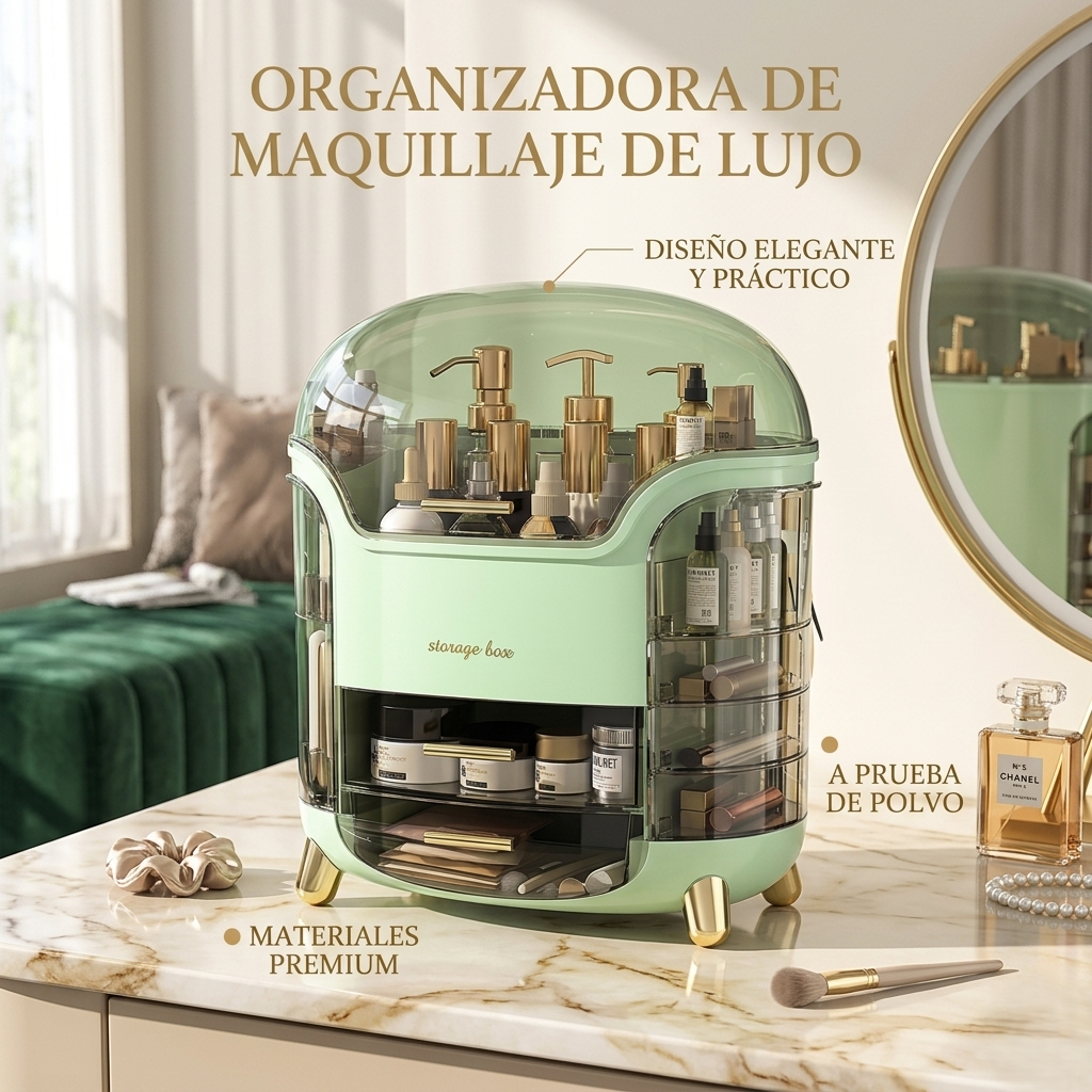 Organizadora De Maquillaje De Lujo