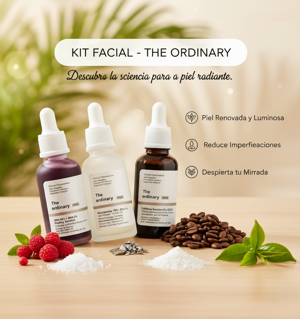 Kit Facial de Serum The Ordinary