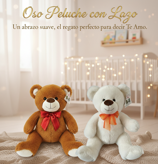 Oso de peluche con Lazo
