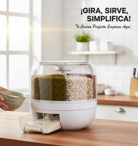 Dispensador De Granos Giratorio