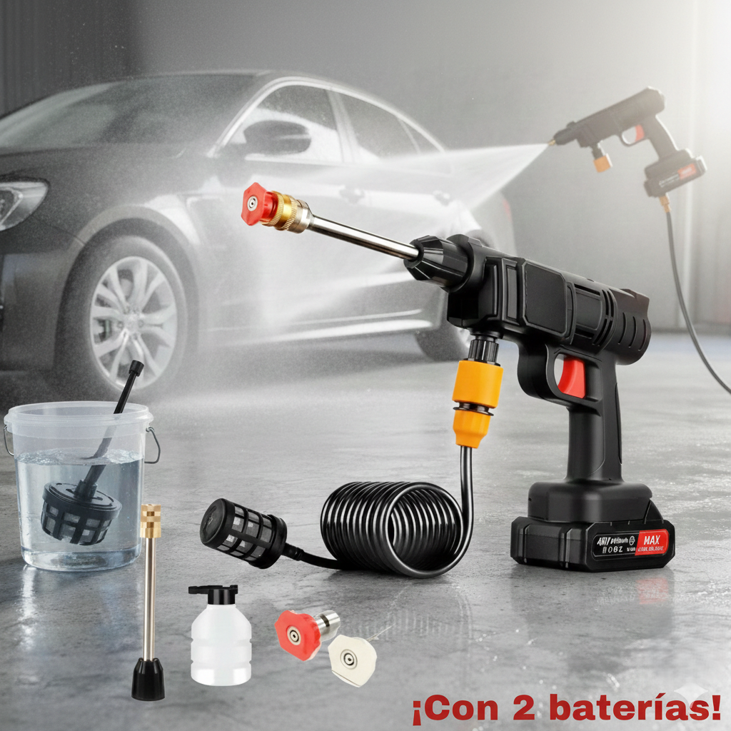 Hidrolavadora Doble Batería Ultra Presión