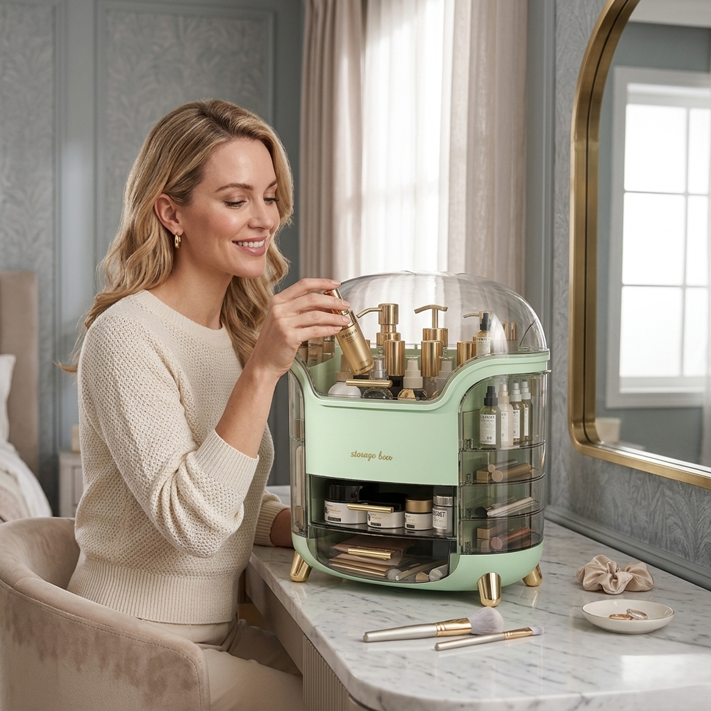 Organizadora De Maquillaje De Lujo