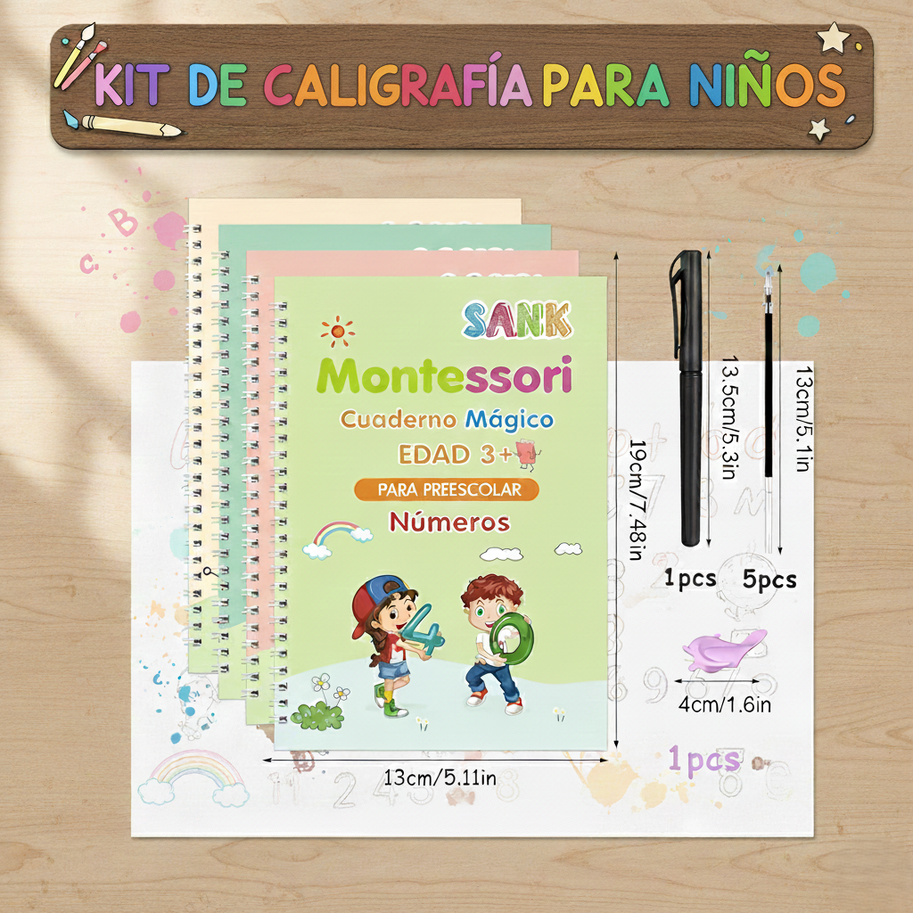 Kit De Caligrafia Set X4 Unidades