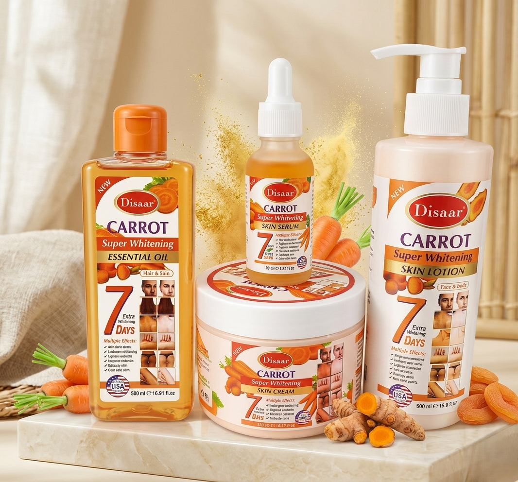 Kit Aclarante Premium de Zanahoria y Cúrcuma