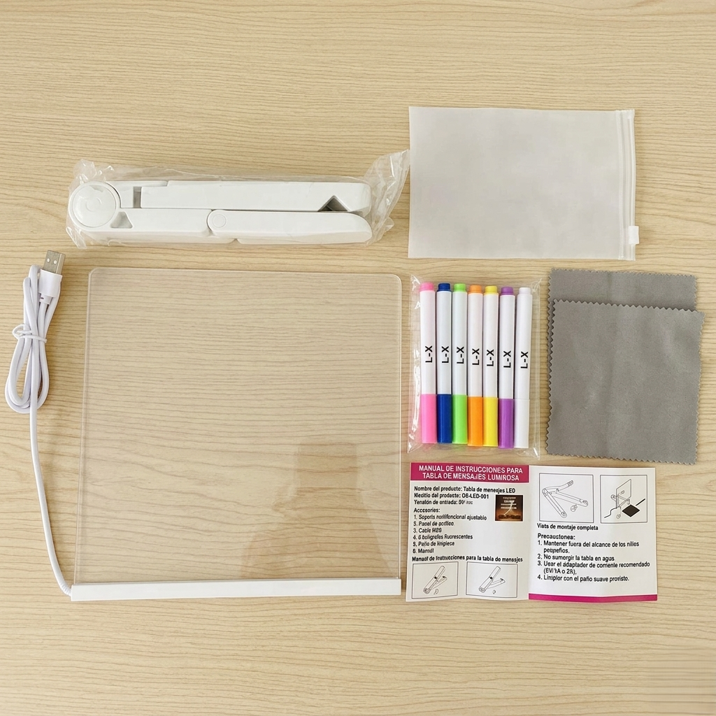Pizarra Magica Led Acrilica